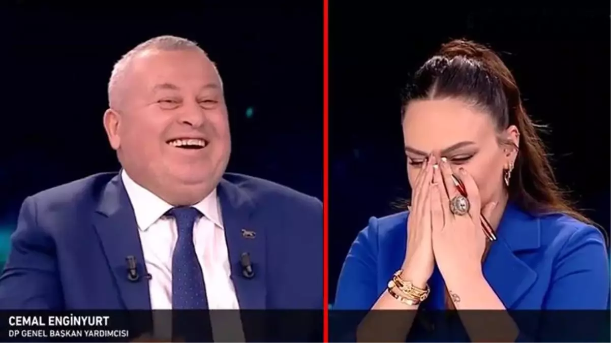 Buket Aydın, konuğu Cemal Enginyurt'un Tansu Çiller sorusuna verdiği yanıtla kahkahaya boğuldu