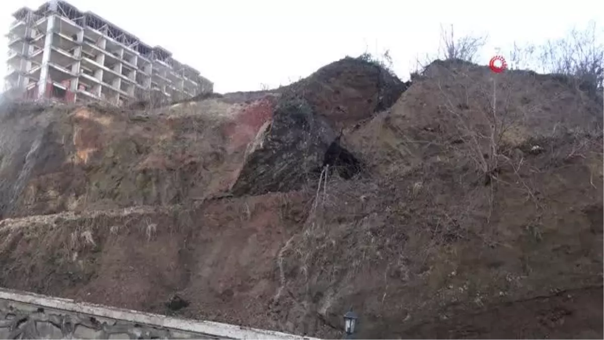 Fatsa'da korkutan heyelan