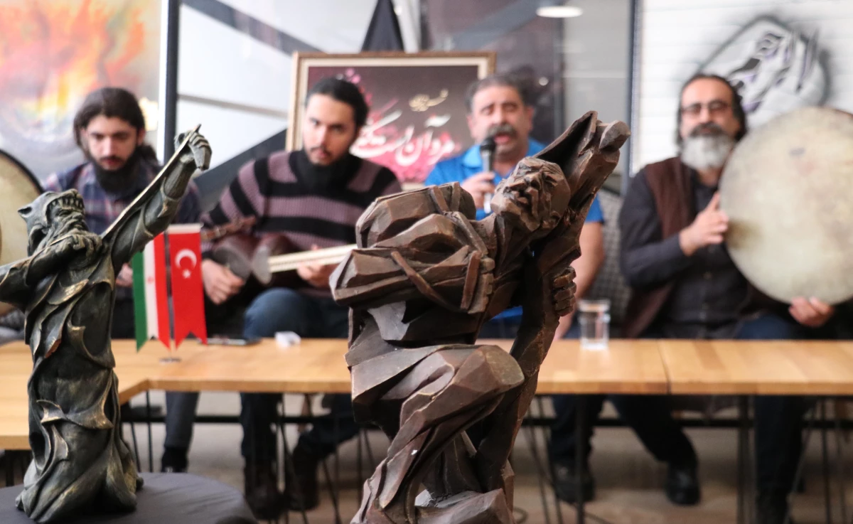 İranlı ressam ve heykeltıraşların eserleri Erzurum\'daki buz müzesinde sergilendi