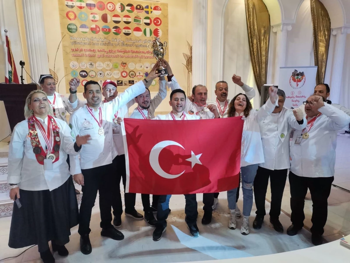 Türk aşçı ve pastacılar, Lübnan\'da ödülle döndü