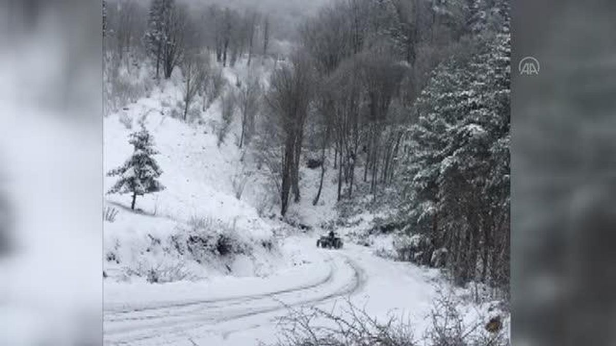 Uçuruma devrilen traktörden atlayarak kurtulan sürücü yaşadıklarını anlattı