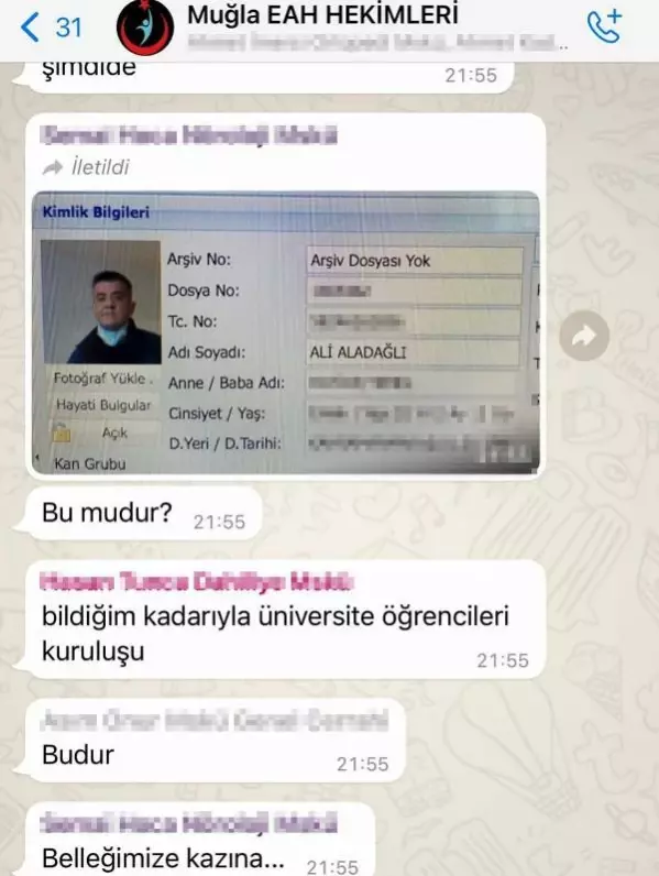 Uzman Çavuşu hastane çıkışı protesto eden sağlık çalışanlarının WhatsApp yazışmaları ortaya çıktı