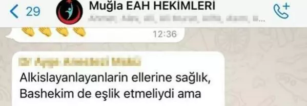 Uzman Çavuşu hastane çıkışı protesto eden sağlık çalışanlarının WhatsApp yazışmaları ortaya çıktı