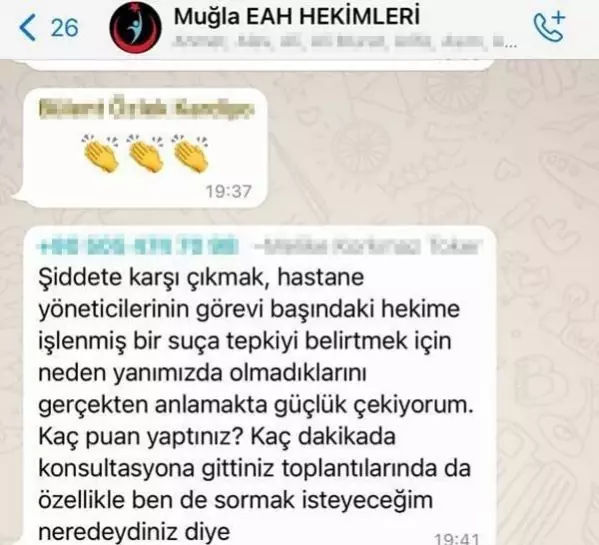 Uzman Çavuşu hastane çıkışı protesto eden sağlık çalışanlarının WhatsApp yazışmaları ortaya çıktı