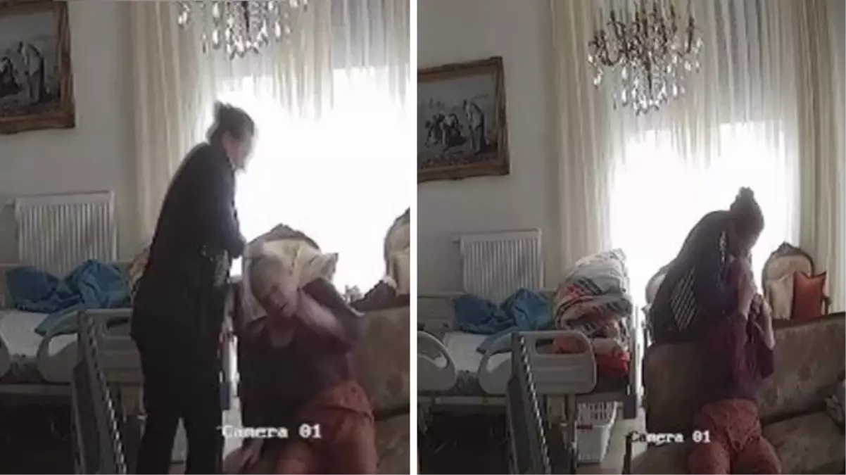 80 yaşındaki yaşlı kadına şiddet uygulayan bakıcı, kız kardeşi tarafından göç idaresinden kaçırıldı