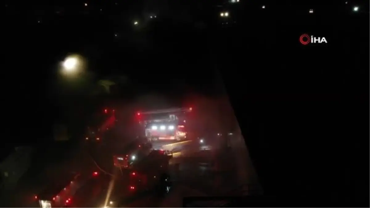 Son dakika: Arnavutköy\'deki BİM deposunda yangın