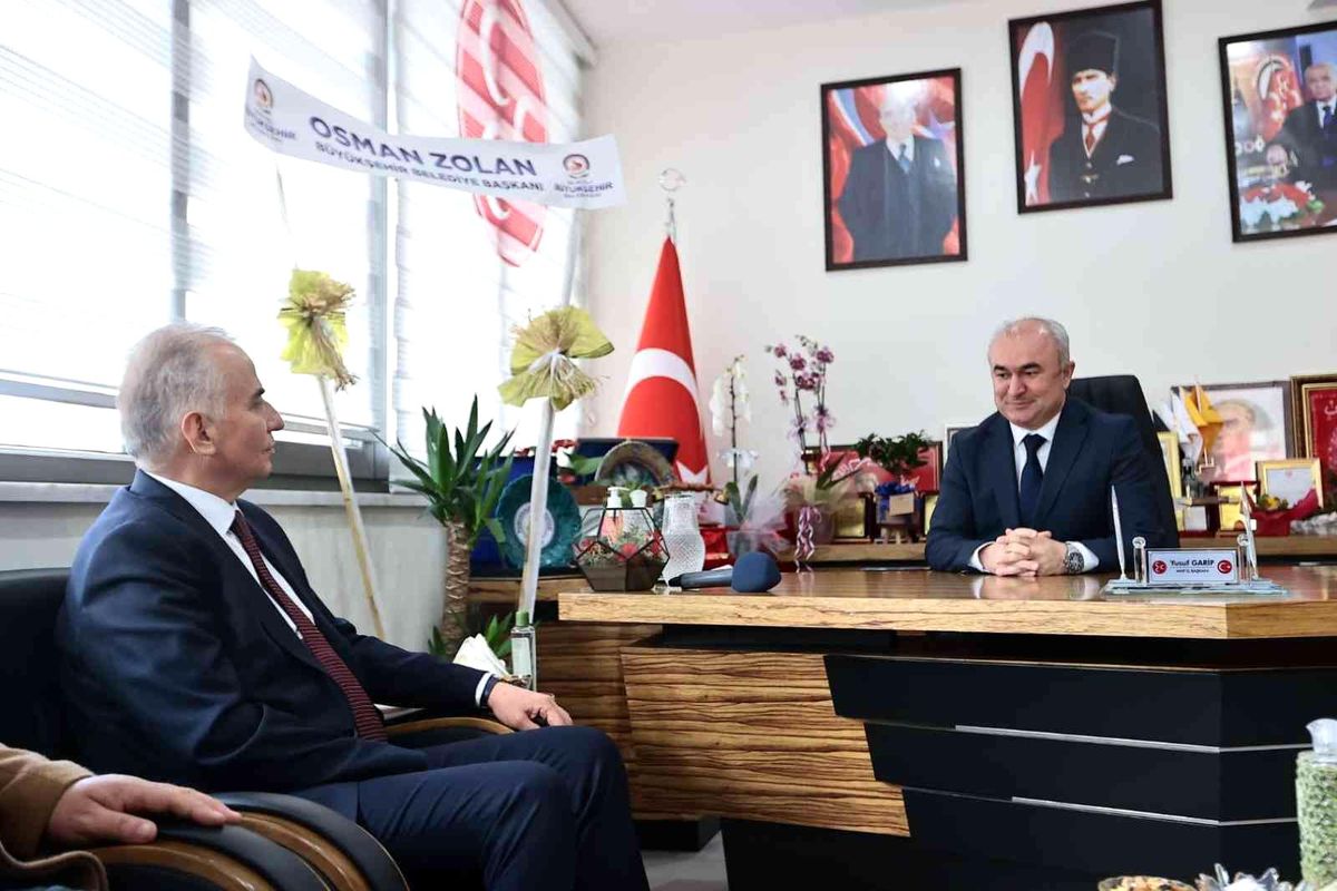 Başkan Zolan'dan MHP İl Başkanı Garip'e ziyaret