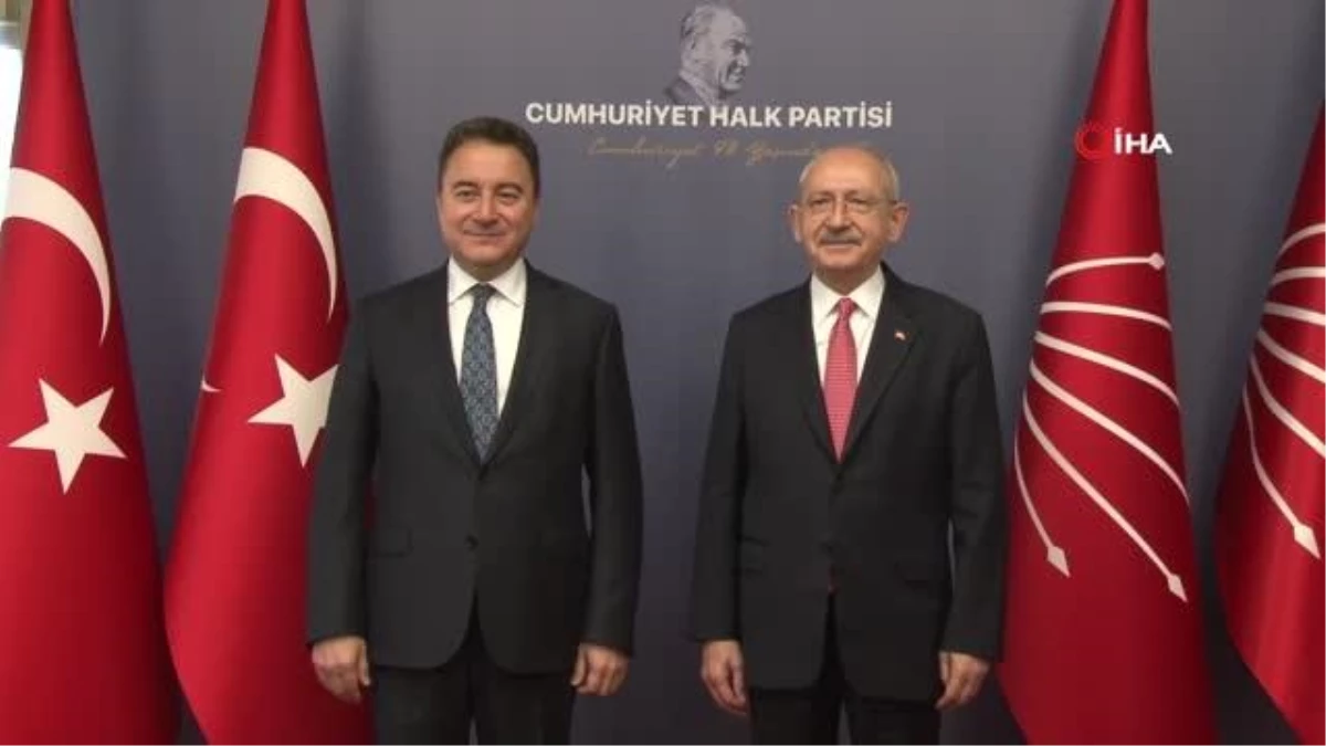 Kemal Kılıçdaroğlu, DEVA Partisi Genel Başkanı Babacan\'ı kabul etti