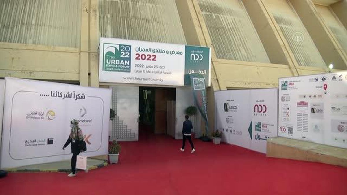 Libya'daki inşaat fuarına yerli ve yabancı onlarca firma katıldı
