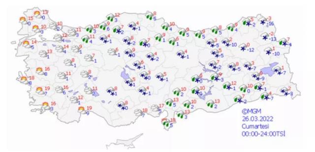 Meteoroloji hava tahmin raporunu yayımladı! Hafta sonu havalar ısınıyor