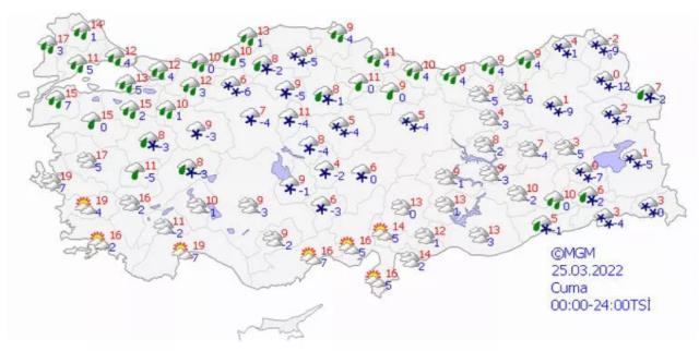 Meteoroloji hava tahmin raporunu yayımladı! Hafta sonu havalar ısınıyor