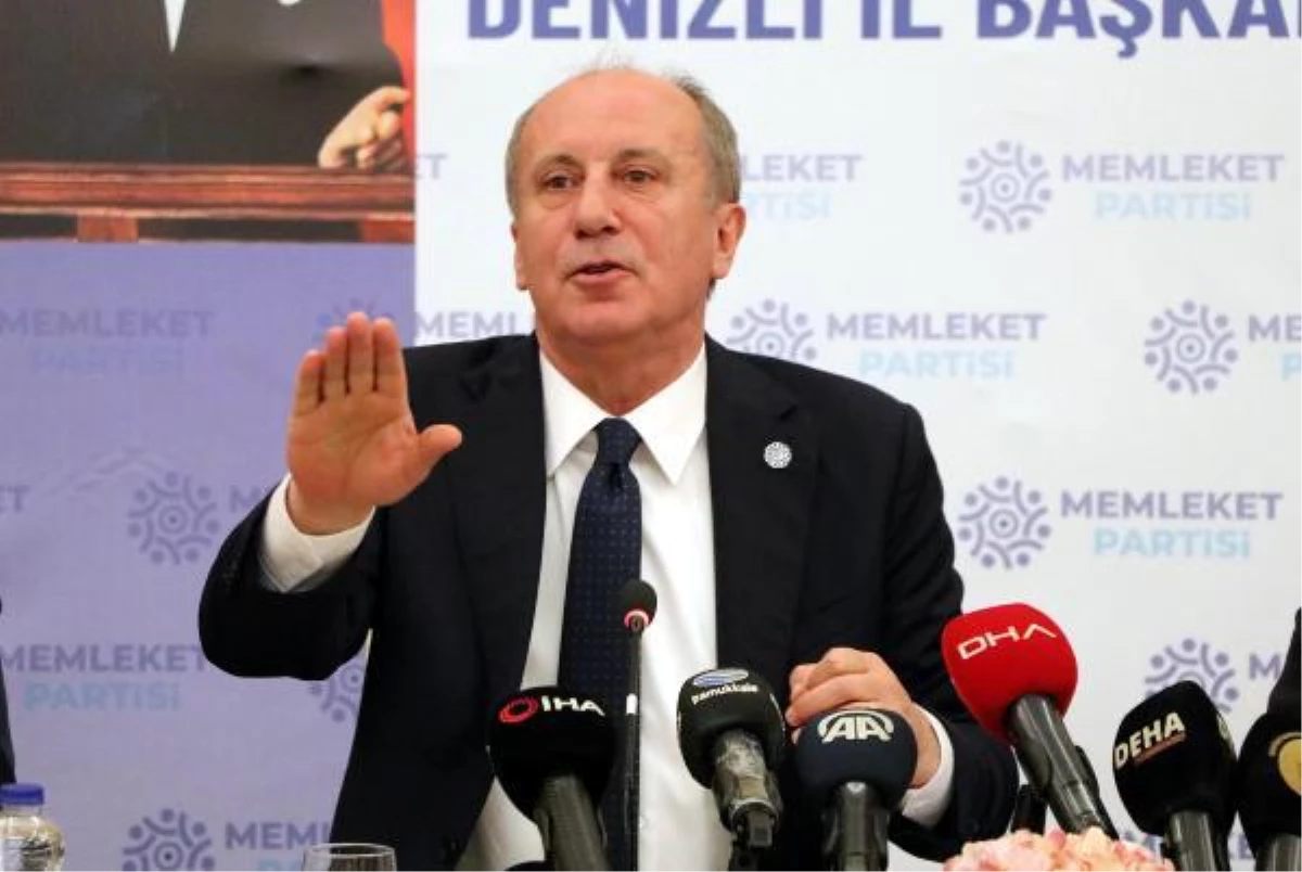 Memleket Partisi lideri Muharrem İnce\'den anket şirketlerine sitem: Ahmet Davutoğlu\'ndan daha az oy olacağımı düşünüyor musunuz?