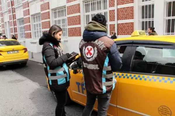 Şişli'de taksi denetimi