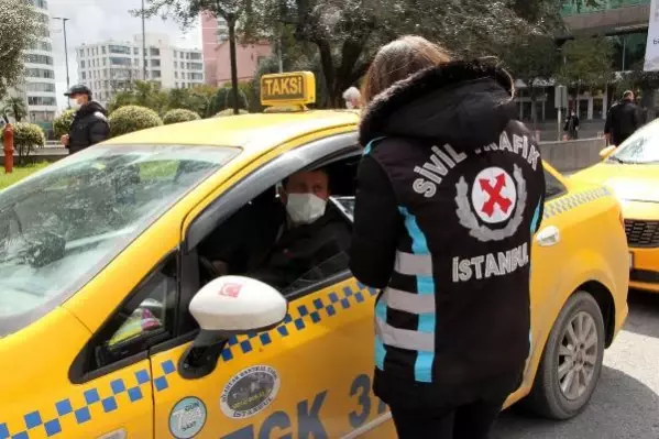 Şişli'de taksi denetimi