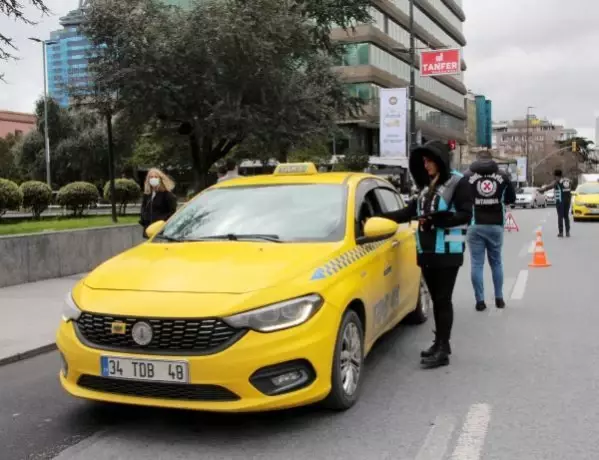 Şişli'de taksi denetimi