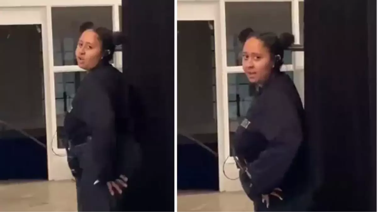 Twerk yapan genç kadın, dolabın altında kaldı