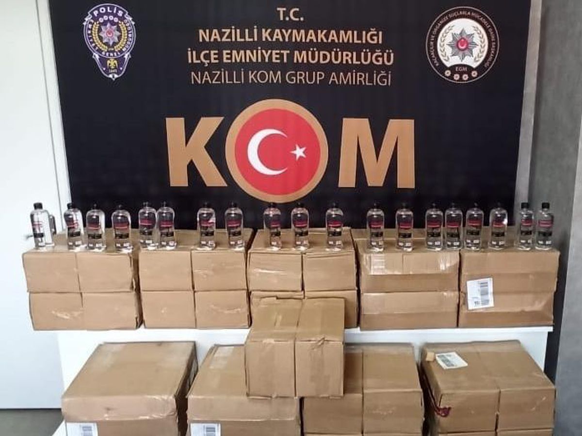 Aydın\'da bir evde 220 litre etil alkol ele geçirildi
