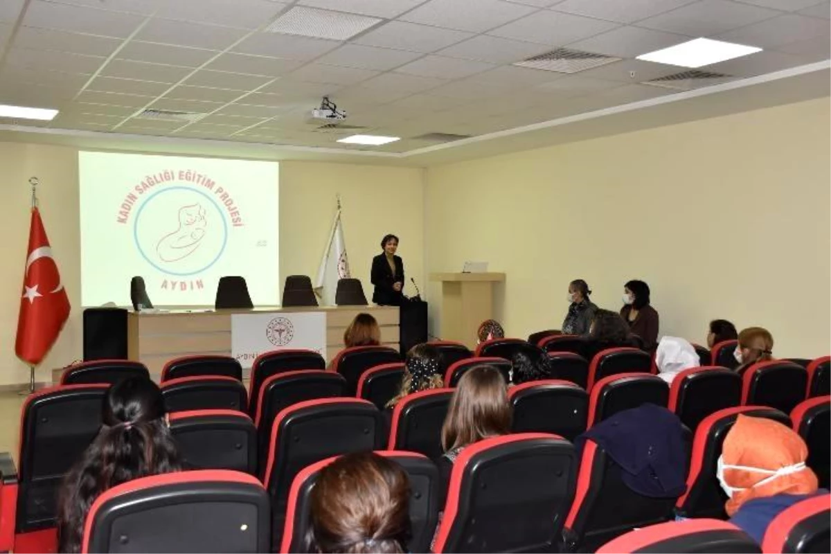 Aydın Kadın Sağlığı Eğitim Projesi kapsamında sağlık personeline eğitim verildi