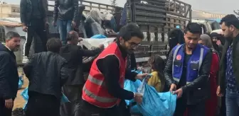 Bilecikli hayırseverlerin yardımları Suriye'deki kamplara ulaştırıldı