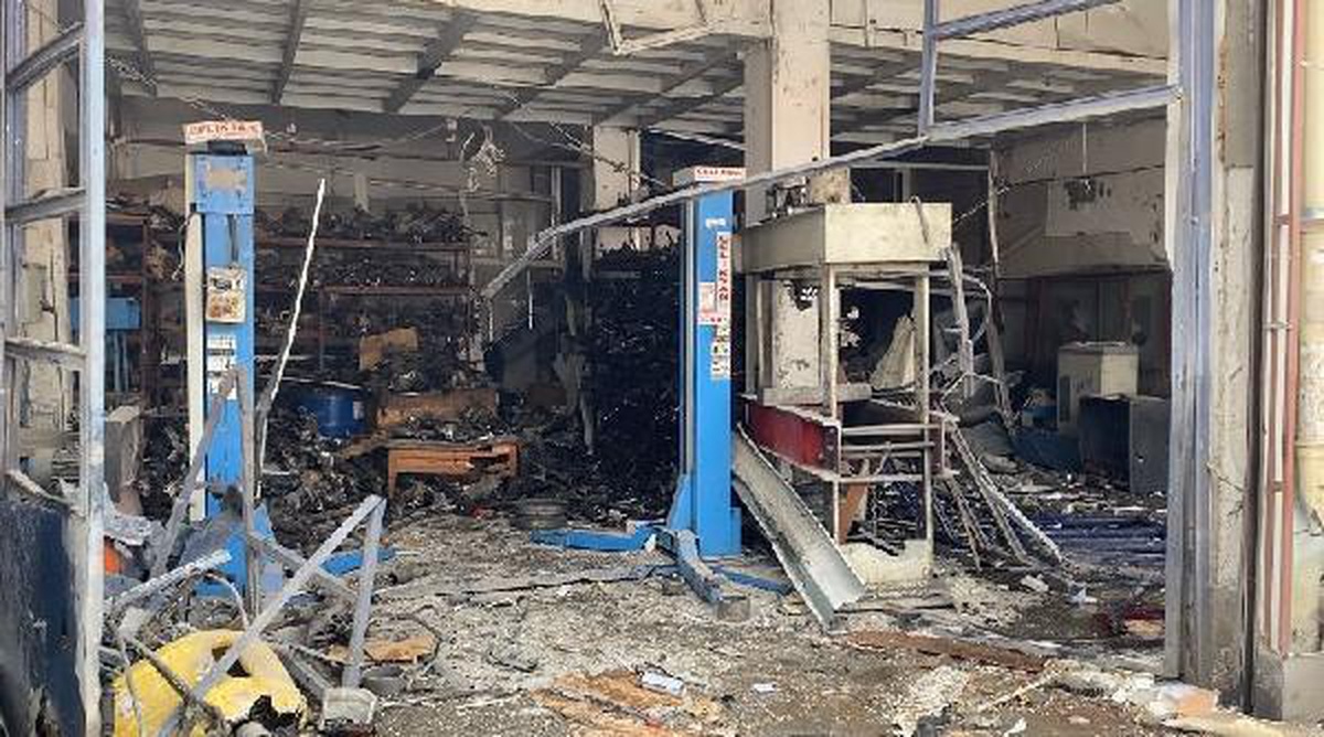 Son dakika haberleri... Diyarbakır\'da sanayi sitesinde patlama: 15 yaralı (1)