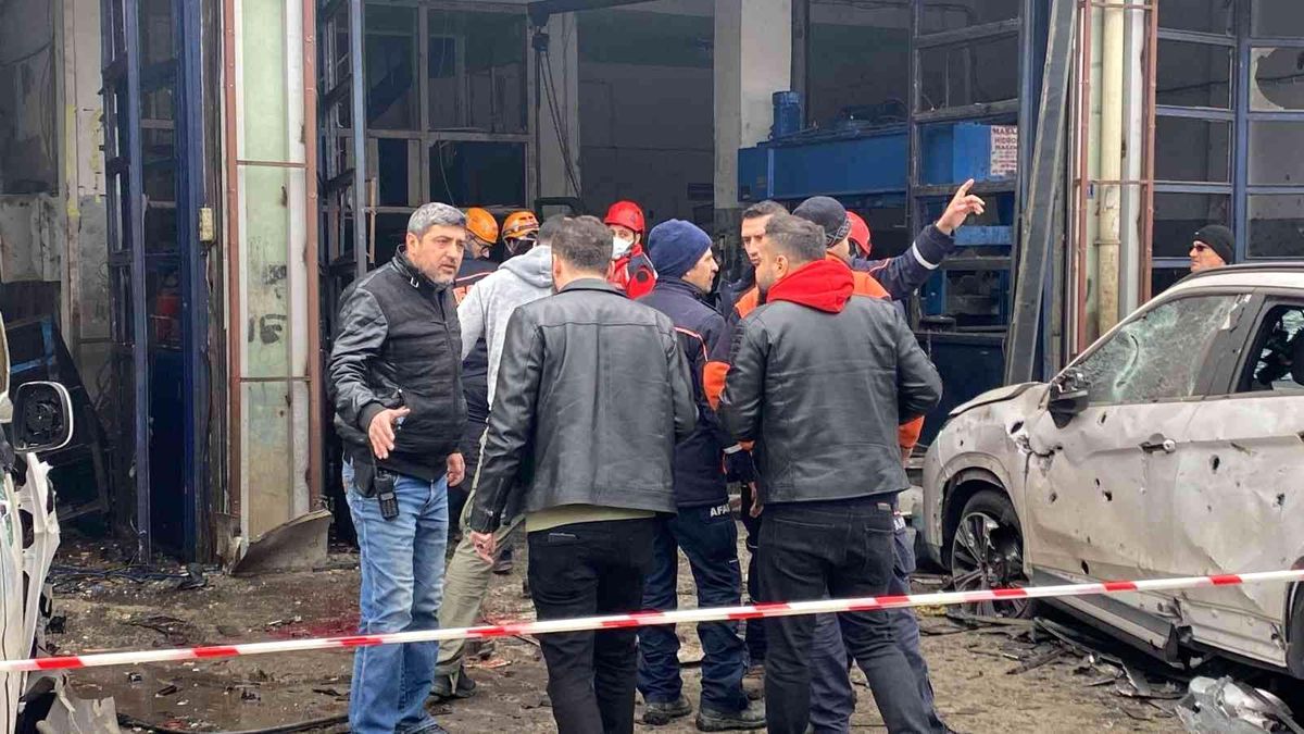 Diyarbakır'da sanayi sitesinde patlama: 5'i ağır 10 yaralı