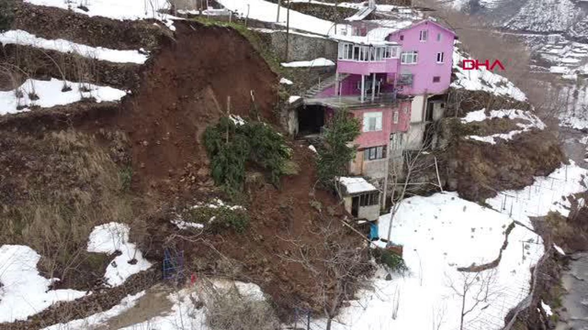 KARADENİZ'DE KAR ERİMESİYLE HEYELAN RİSKİ ARTTI; 'KRİTİK 5 AY' UYARISI GELDİ