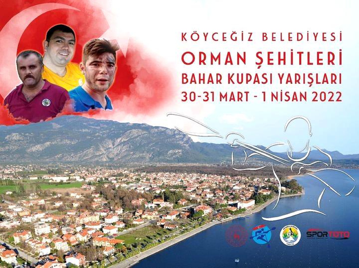 Köyceğiz Belediyesi orman şehitleri bahar kupası kano yarışları başlıyor