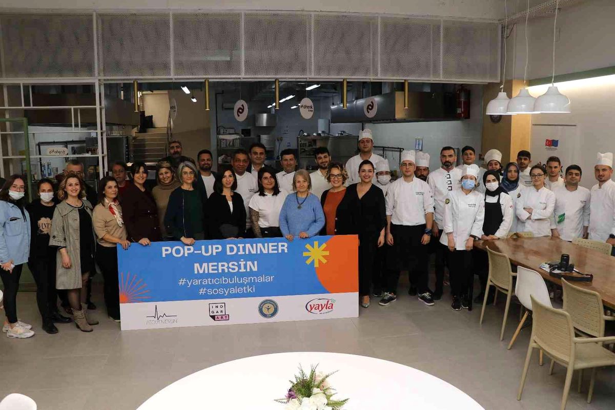 Mersin\'de \'Pop-Up Dinner\' etkinliği