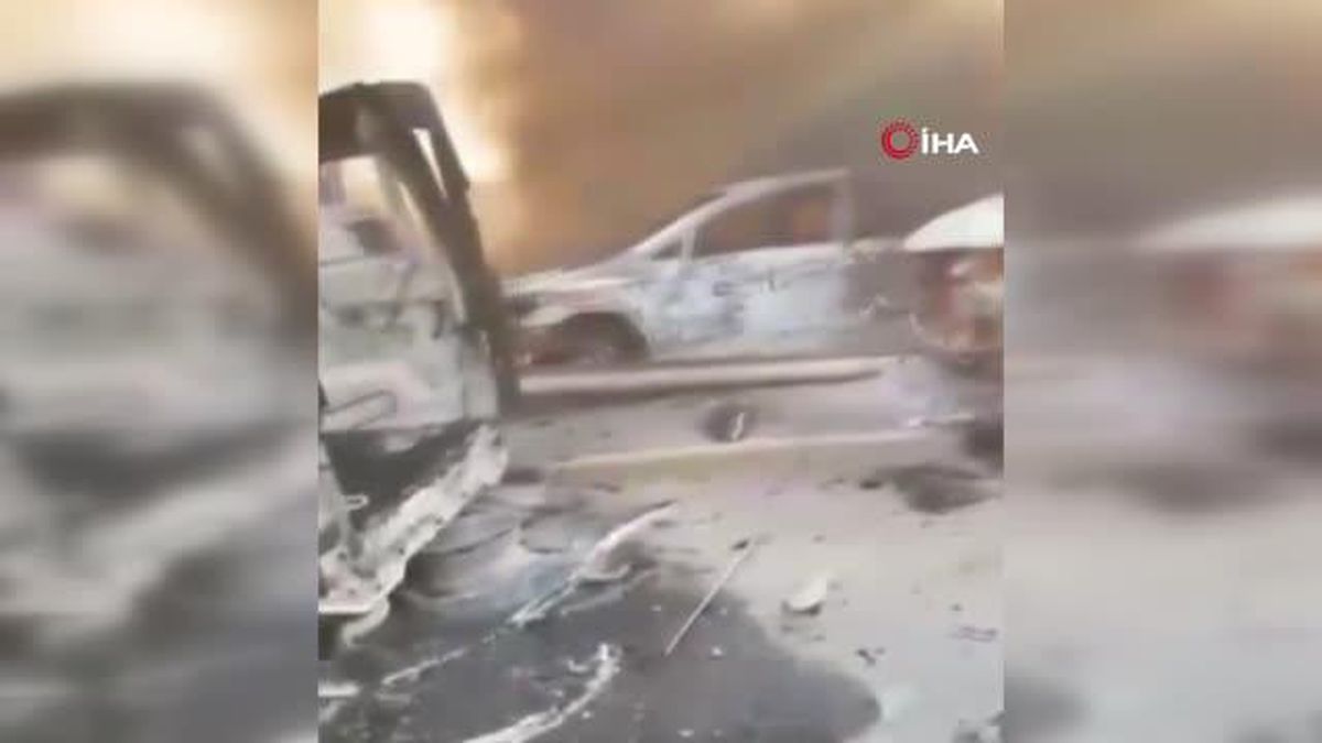 Rusya'nın saldırılarını sürdürdüğü Irpin'de büyük yıkım