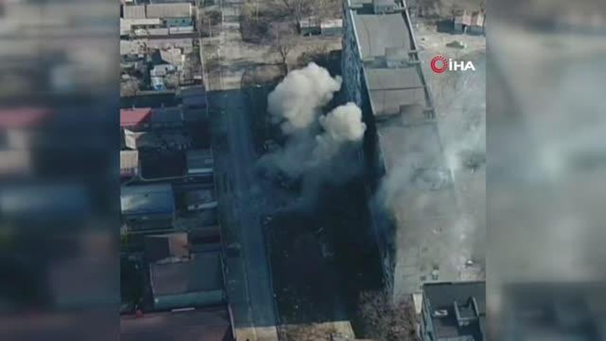 Ukrayna, Rus tankı ve askeri araçları havan topuyla imha etti