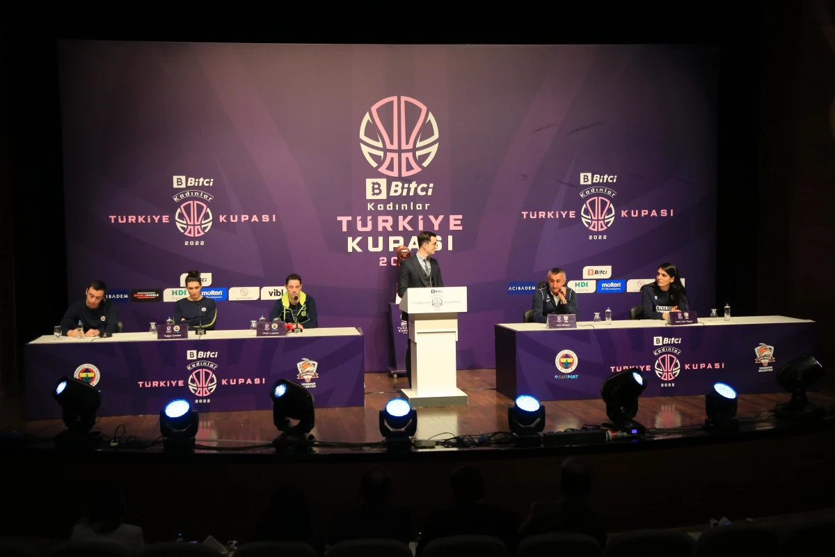 Bitci Kadınlar Türkiye Kupası finalistleri basın toplantısında buluştu