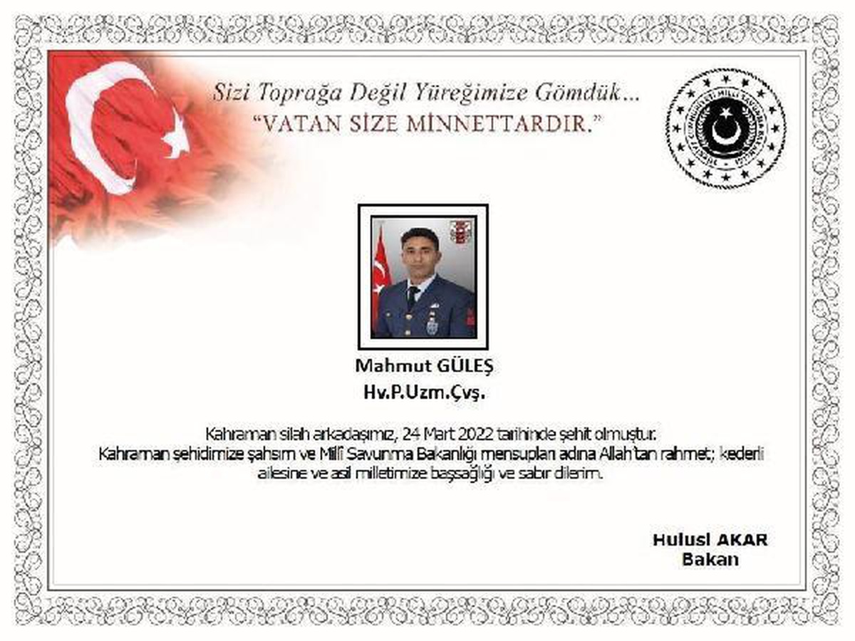 MSB: İzmir\'de Uzman Çavuş silah kazası sonucu şehit oldu (2)