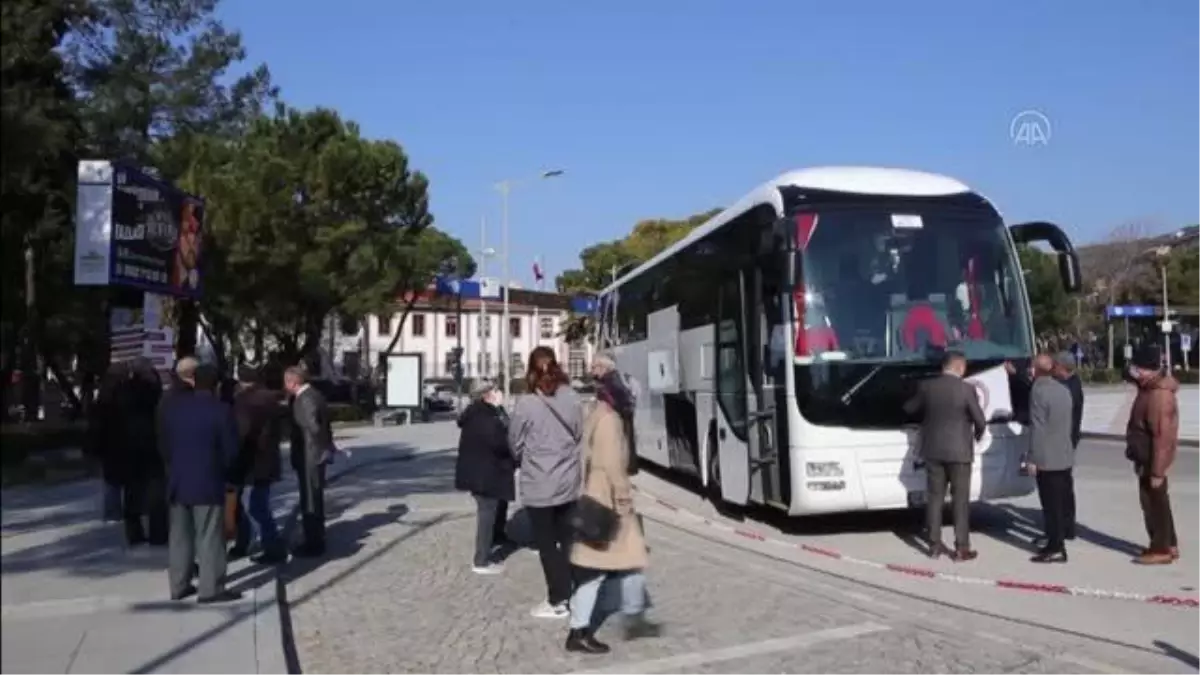 Muğla\'dan 45 şehit yakını ve gazi, Denizli\'deki termal tesislere uğurlandı