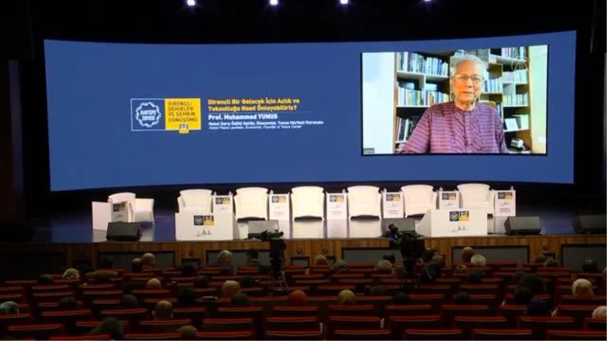 Nobel Ödüllü Muhammed Yunus, Kartepe Zirvesi\'nde konuştu