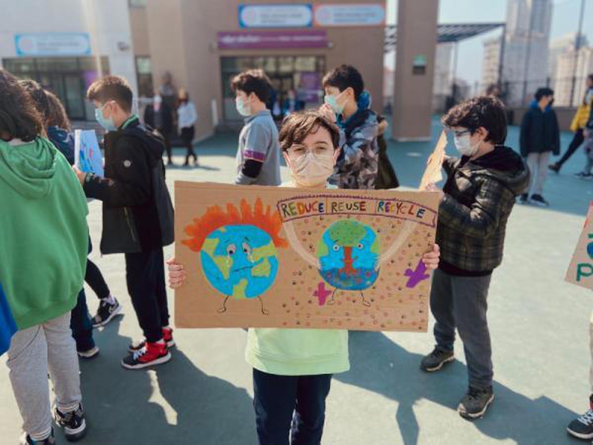 Son dakika haber | Öğrencilerden iklim krizine karşı küresel çağrı
