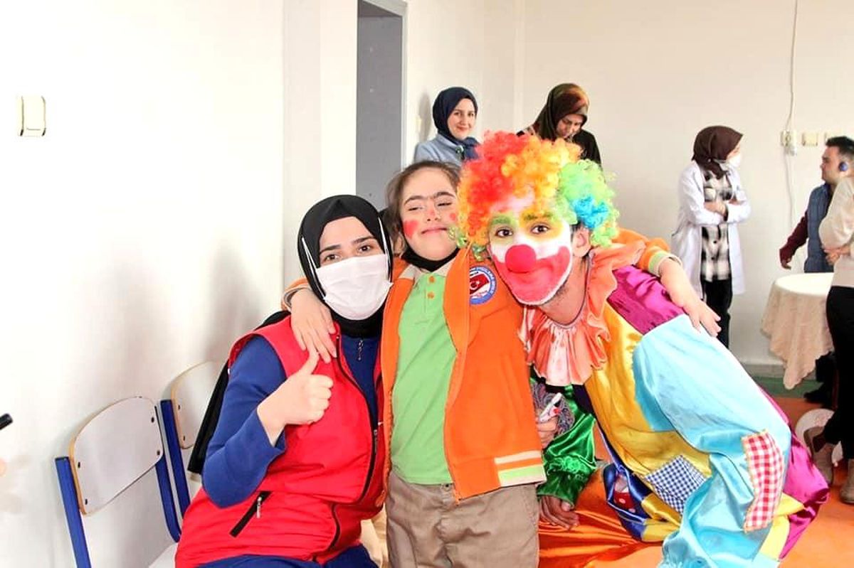 Özel çocuklar eğlenceye doydu