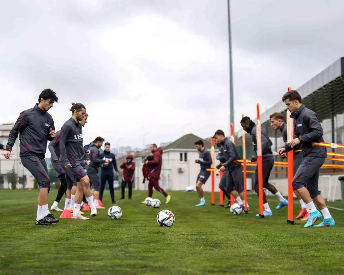 Trabzonspor, Beşiktaş maçı hazırlıklarını sürdürdü