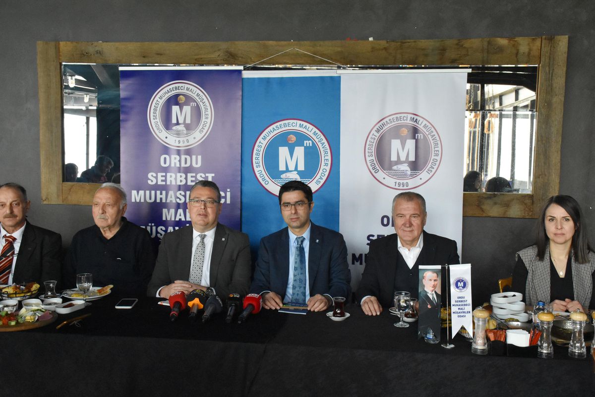 TÜRMOB Genel Başkanı Kartaloğlu Ordu\'da gazetecilerle bir araya geldi Açıklaması