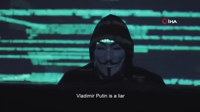 Anonymous, Rus Merkez Bankası'nı hackledi ve Putin'e seslendi: Her yerdeyiz, sarayınızdayız, yatak odanızdayız!