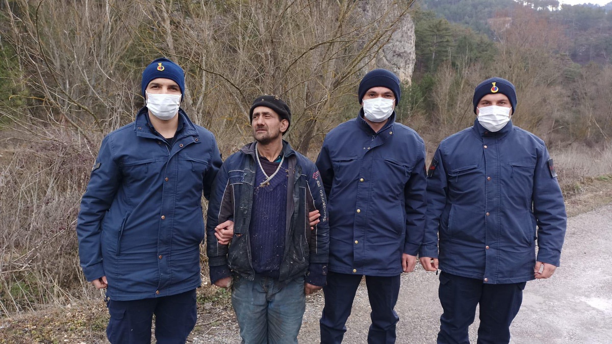 Bolu\'da kaybolan zihinsel engelli kişi ormanlık alanda bulundu