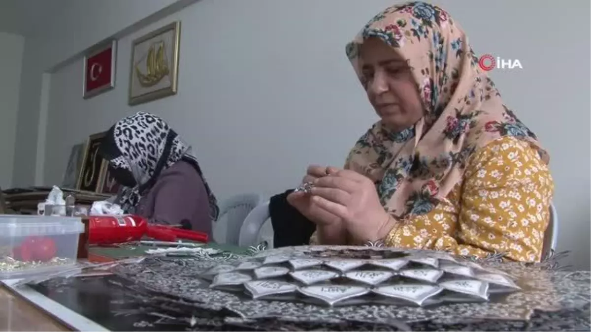 El sanatları kursu kadınlara hem terapi hem de gelir kaynağı oldu