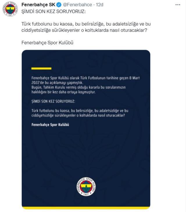 Fenerbahçe'den gece yarısı olay paylaşım: O koltuklarda nasıl oturacaksınız? Fenerbahçe'den gece yarısı olay paylaşım: O koltuklarda nasıl oturacaksınız?