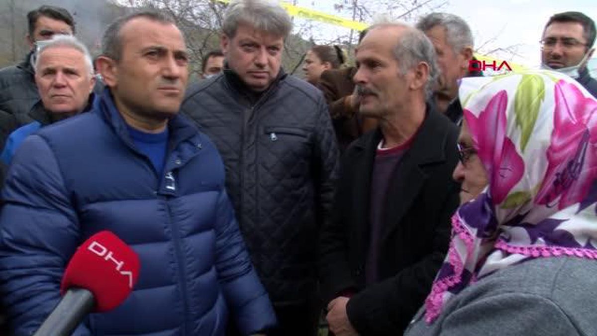 ORDU'DA HEYELAN; YIKILAN EVİN ALTINDA KALMAKTAN SANİYELERLE KURTULDULAR