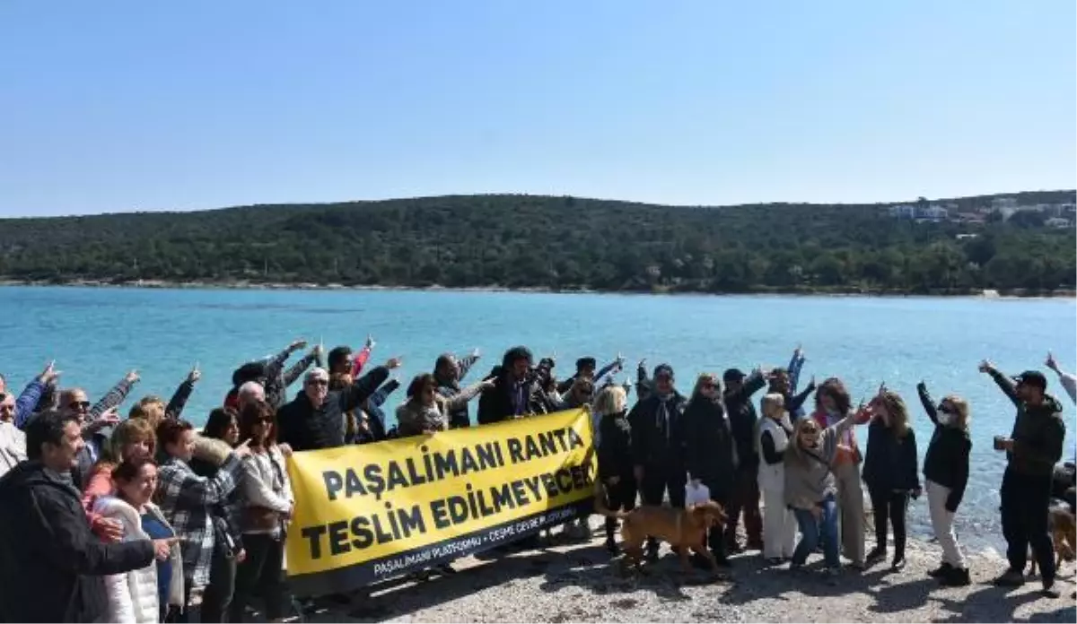 PAŞALİMANI KOYU\'NDAKİ ARSALARIN VAKIF TARAFINDAN SATIŞINA ÇEVRECİ TEPKİSİ