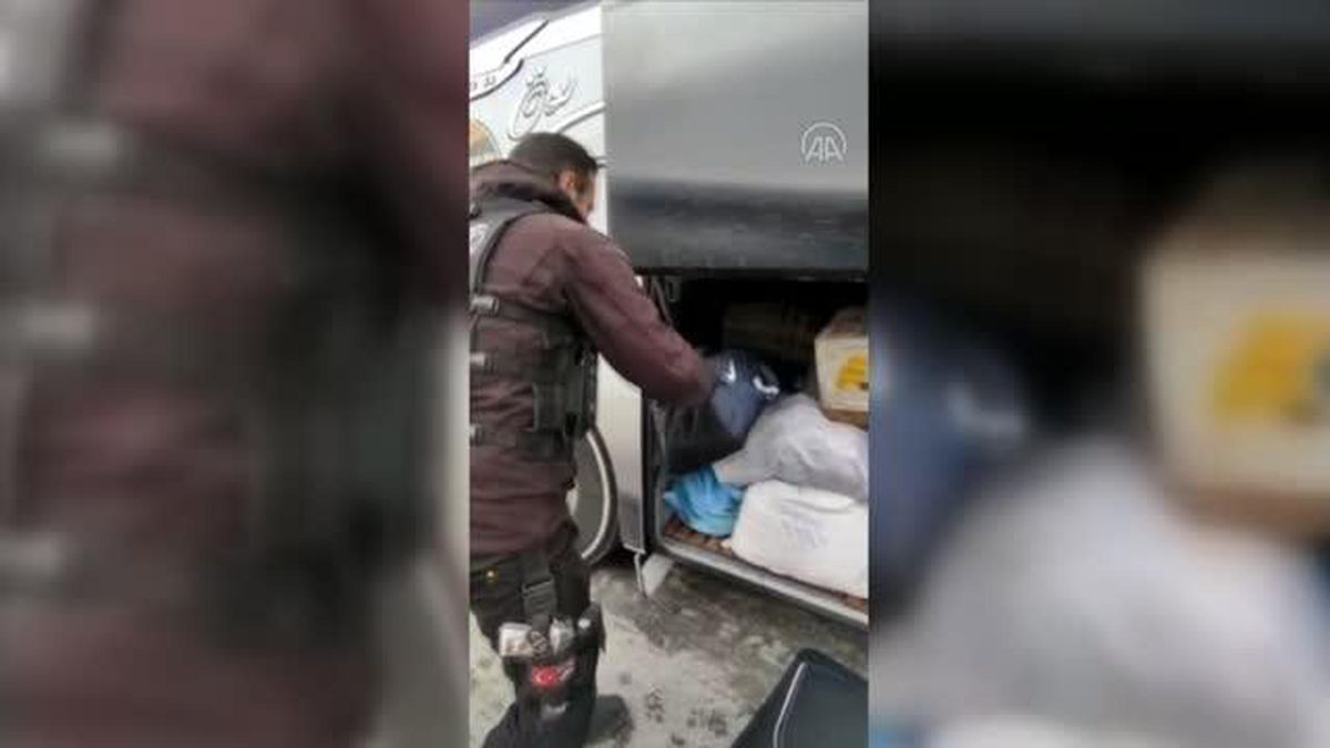 Yolcu otobüsünde 29 kilogram uyuşturucu ele geçirildi