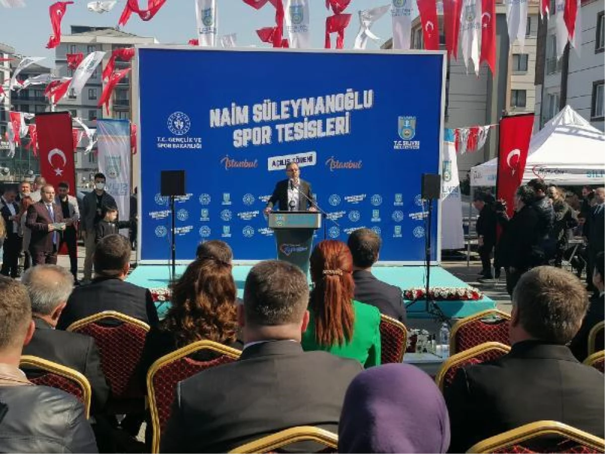 Son dakika haberi | SPOR Bakan Kasapoğlu, Silivri\'de Naim Süleymanoğlu Spor Kompleksi\'nin açılışını yaptı