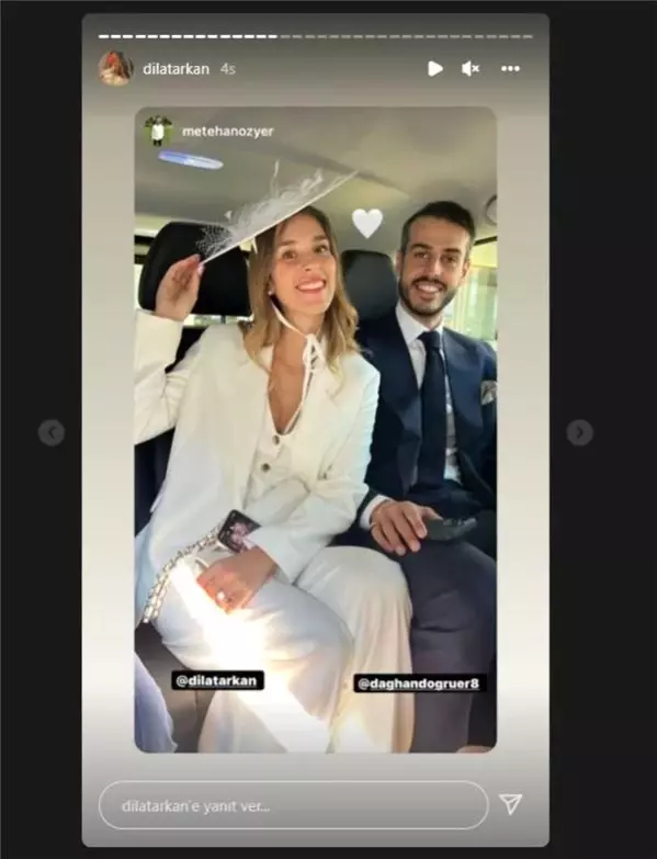 Dila Tarkan ve Dağhan Doğruer'in Nikahını Hangi Ünlü İsim Kıydı?