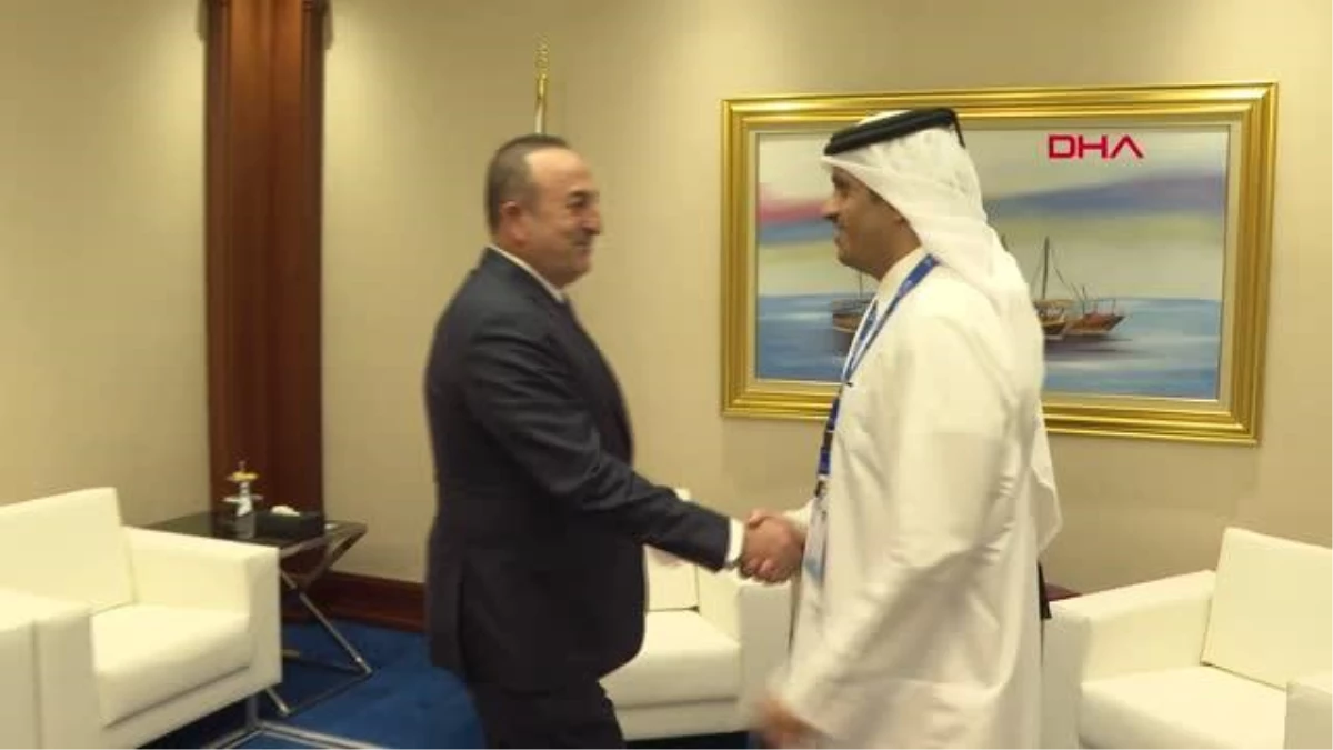 Dışişleri Bakanı Çavuşoğlu, Katar\'da ikili görüşmelerine devam etti