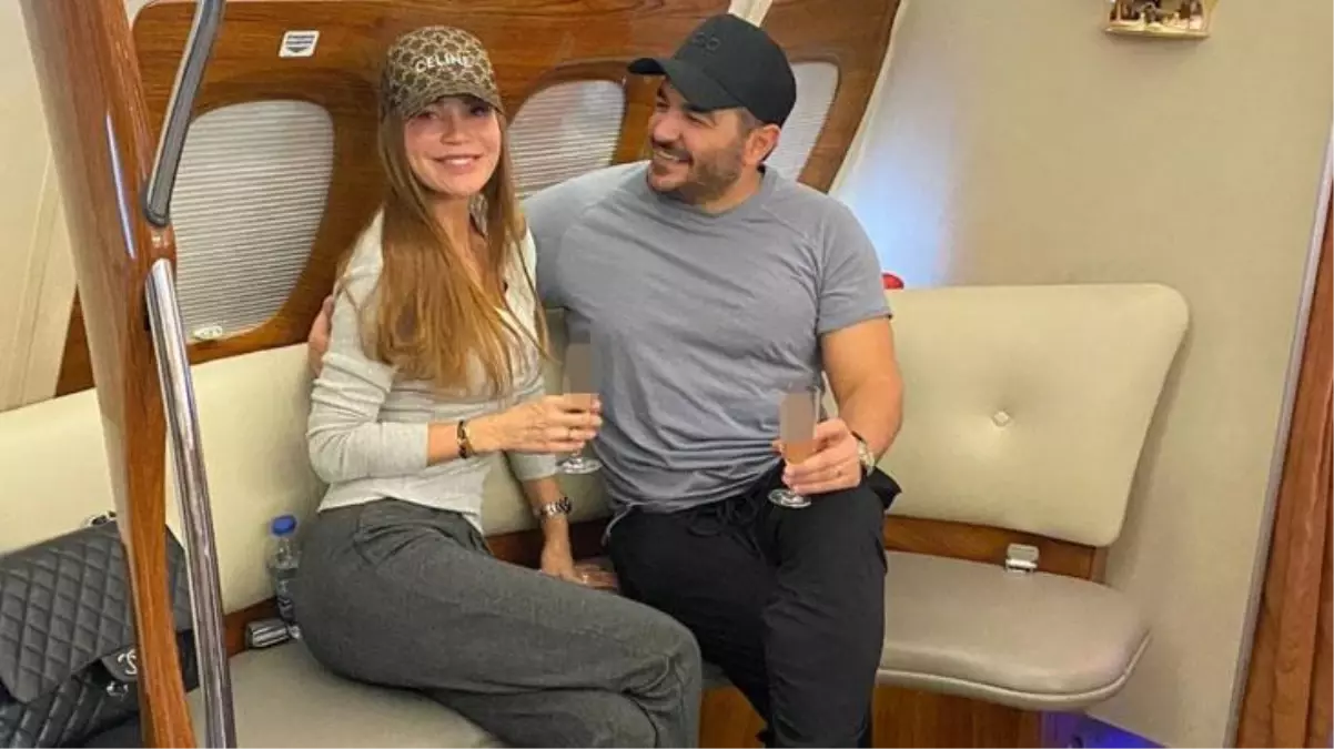 Tüm söylentileri tek bir fotoğrafla yalanladılar! Ebru Şallı ve Eşi Uğur Akkuş Dubai'ye uçtu