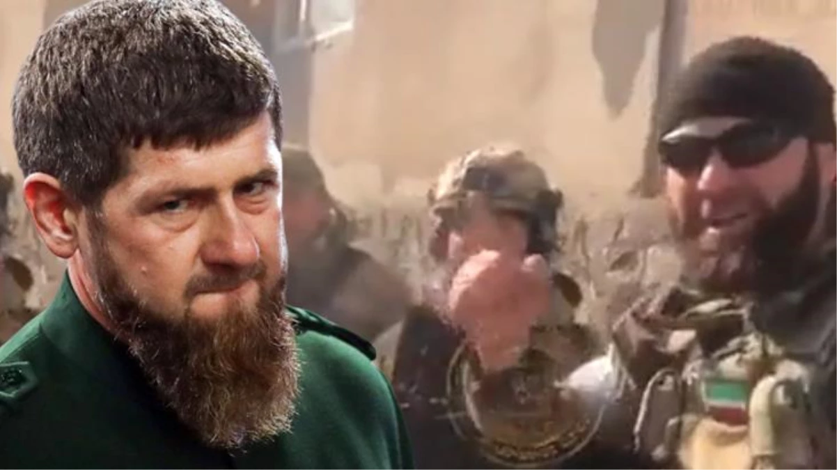Kadirov\'un paylaştığı videoda Çeçen askerlerin Mariupol\'daki binalara ateş edip tekbir getirdiği görüldü